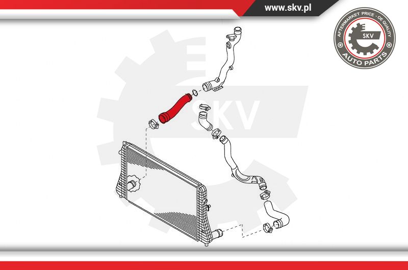 Ilustracja 24SKV639 ESEN SKV przewód powietrza doładowującego