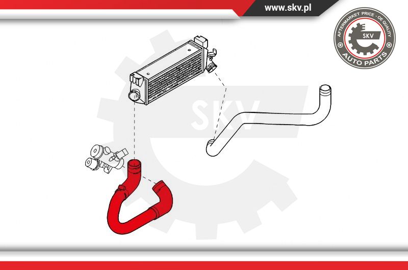 Ilustracja 24SKV735 ESEN SKV przewód powietrza doładowującego
