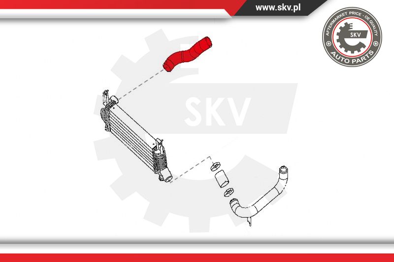 Ilustracja 24SKV958 ESEN SKV przewód powietrza doładowującego