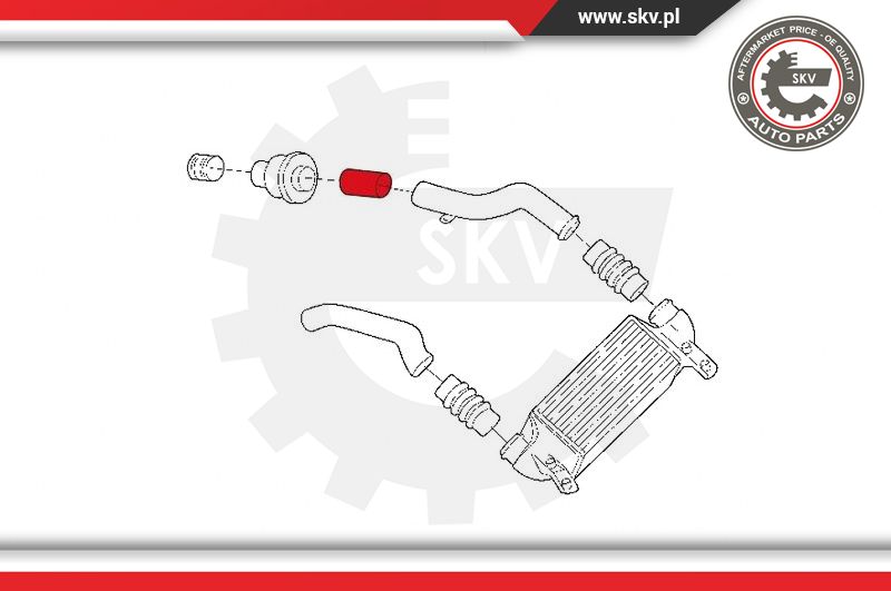 Ilustracja 24SKV974 ESEN SKV przewód powietrza doładowującego