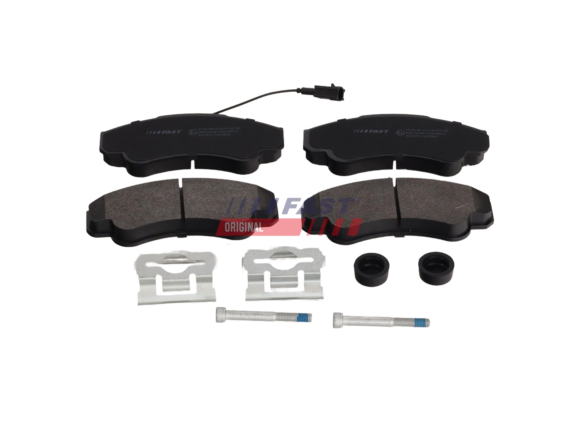 Ilustracja FT29108 FAST klocki hamulcowe