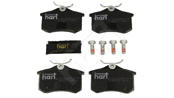 Ilustracja 248 864 HART klocki hamulcowe