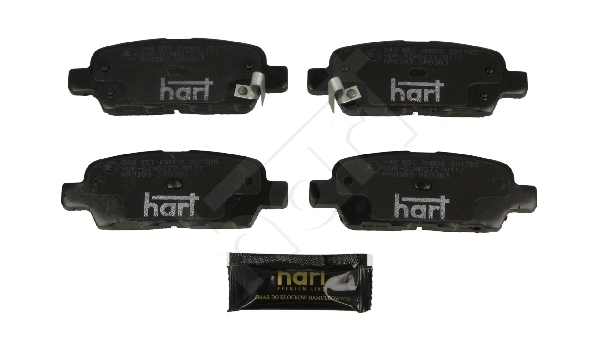 Ilustracja 248 951 HART klocki hamulcowe