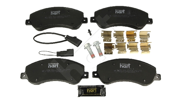 Ilustracja 249 005 HART klocki hamulcowe