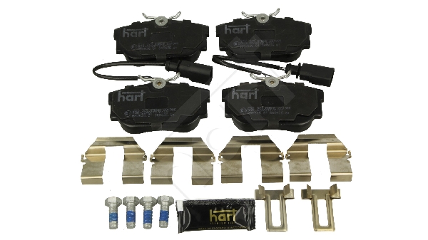 Ilustracja 252 325 HART klocki hamulcowe