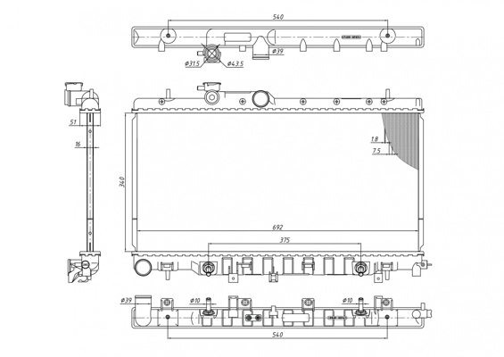 Ilustracja 611 910 HART chłodnica cieczy