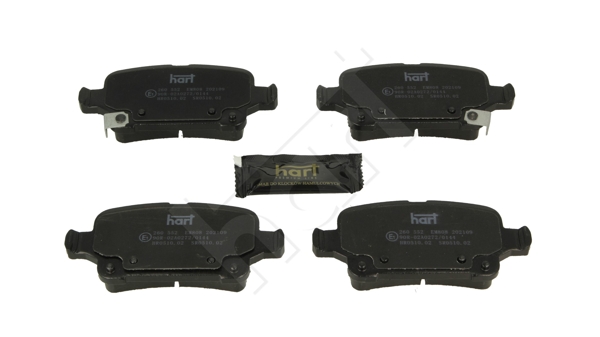 Ilustracja 260 552 HART klocki hamulcowe