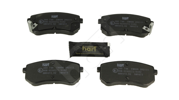 Ilustracja 260 746 HART klocki hamulcowe