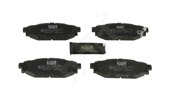 Ilustracja 260 749 HART klocki hamulcowe