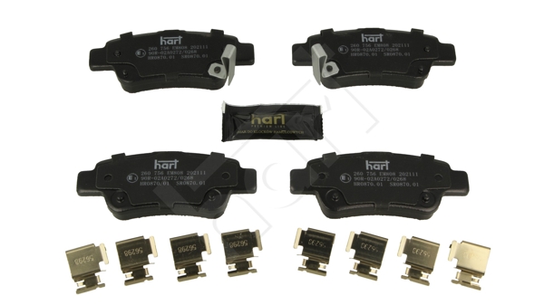 Ilustracja 260 756 HART klocki hamulcowe