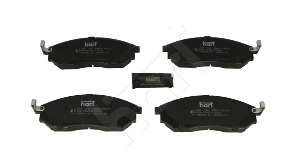 Ilustracja 260 760 HART klocki hamulcowe