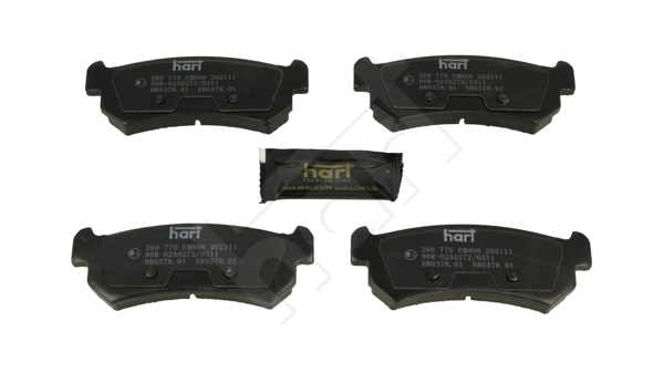 Ilustracja 260 770 HART klocki hamulcowe