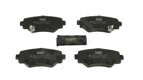 Ilustracja 260 771 HART klocki hamulcowe