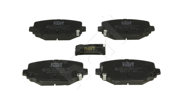 Ilustracja 256 532 HART klocki hamulcowe