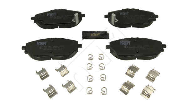 Ilustracja 261 186 HART klocki hamulcowe