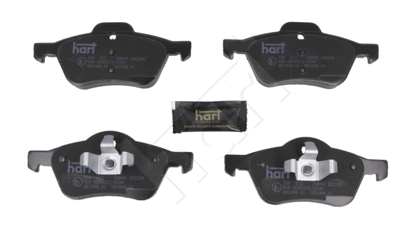 Ilustracja 256 512 HART klocki hamulcowe