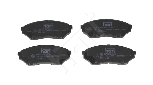 Ilustracja 256 522 HART klocki hamulcowe