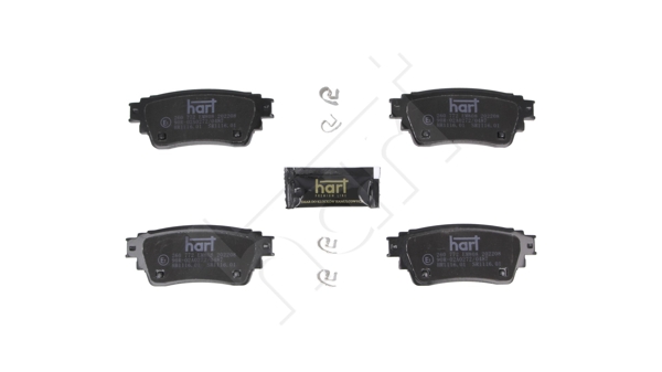 Ilustracja 260 772 HART klocki hamulcowe