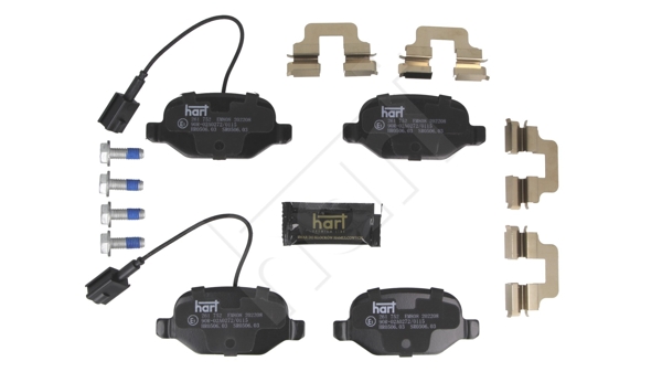 Ilustracja 261 752 HART klocki hamulcowe