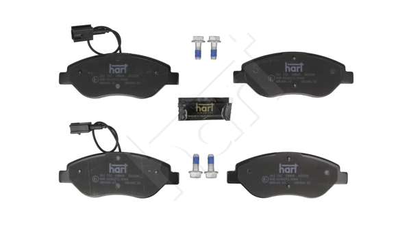 Ilustracja 261 755 HART klocki hamulcowe