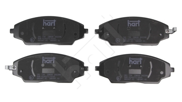 Ilustracja 261 756 HART klocki hamulcowe