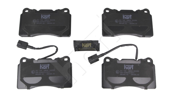 Ilustracja 261 768 HART klocki hamulcowe