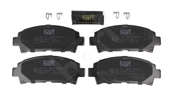 Ilustracja 261 781 HART klocki hamulcowe