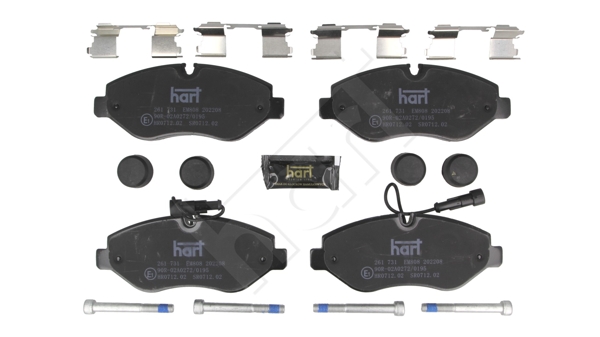 Ilustracja 261 731 HART klocki hamulcowe