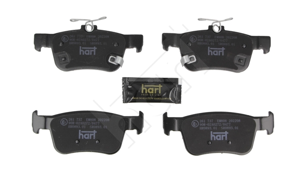 Ilustracja 261 737 HART klocki hamulcowe