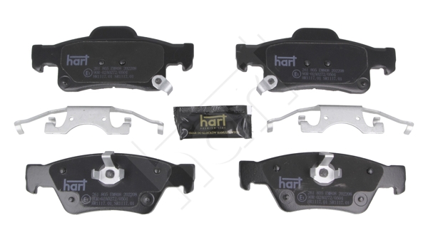 Ilustracja 261 805 HART klocki hamulcowe