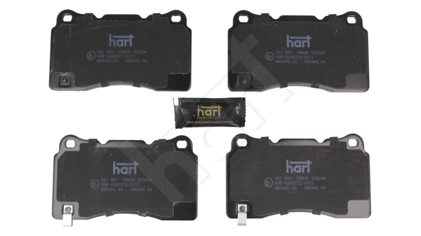 Ilustracja 261 807 HART klocki hamulcowe