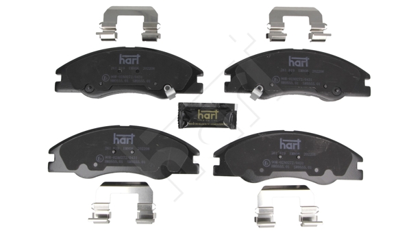 Ilustracja 261 819 HART klocki hamulcowe