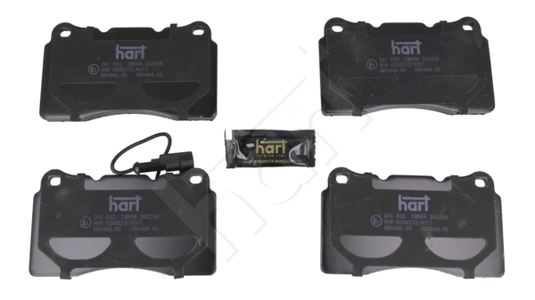 Ilustracja 261 832 HART klocki hamulcowe