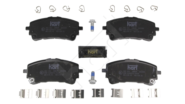 Ilustracja 262 051 HART klocki hamulcowe