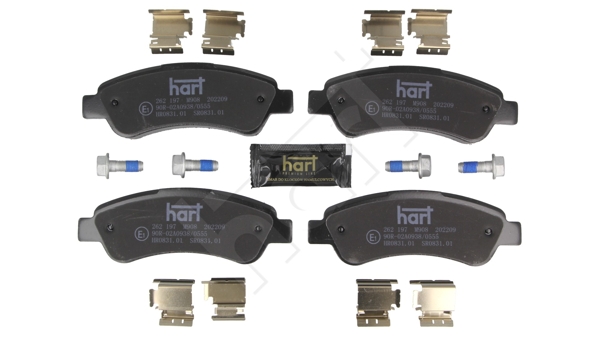 Ilustracja 262 197 HART klocki hamulcowe