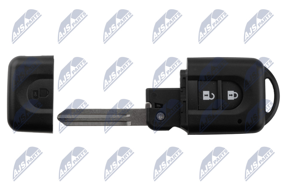 Ilustracja EZC-NS-055 NTY korpus, kluczyk samochodowy