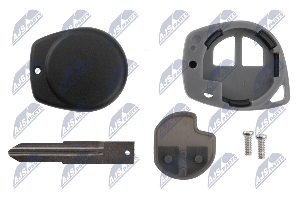 Ilustracja EZC-SU-008 NTY korpus, kluczyk samochodowy