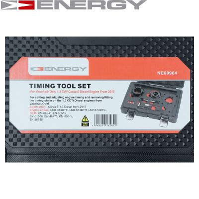Ilustracja NE00964 ENERGY zestaw narzędzi montażowych, wałek rozrządu