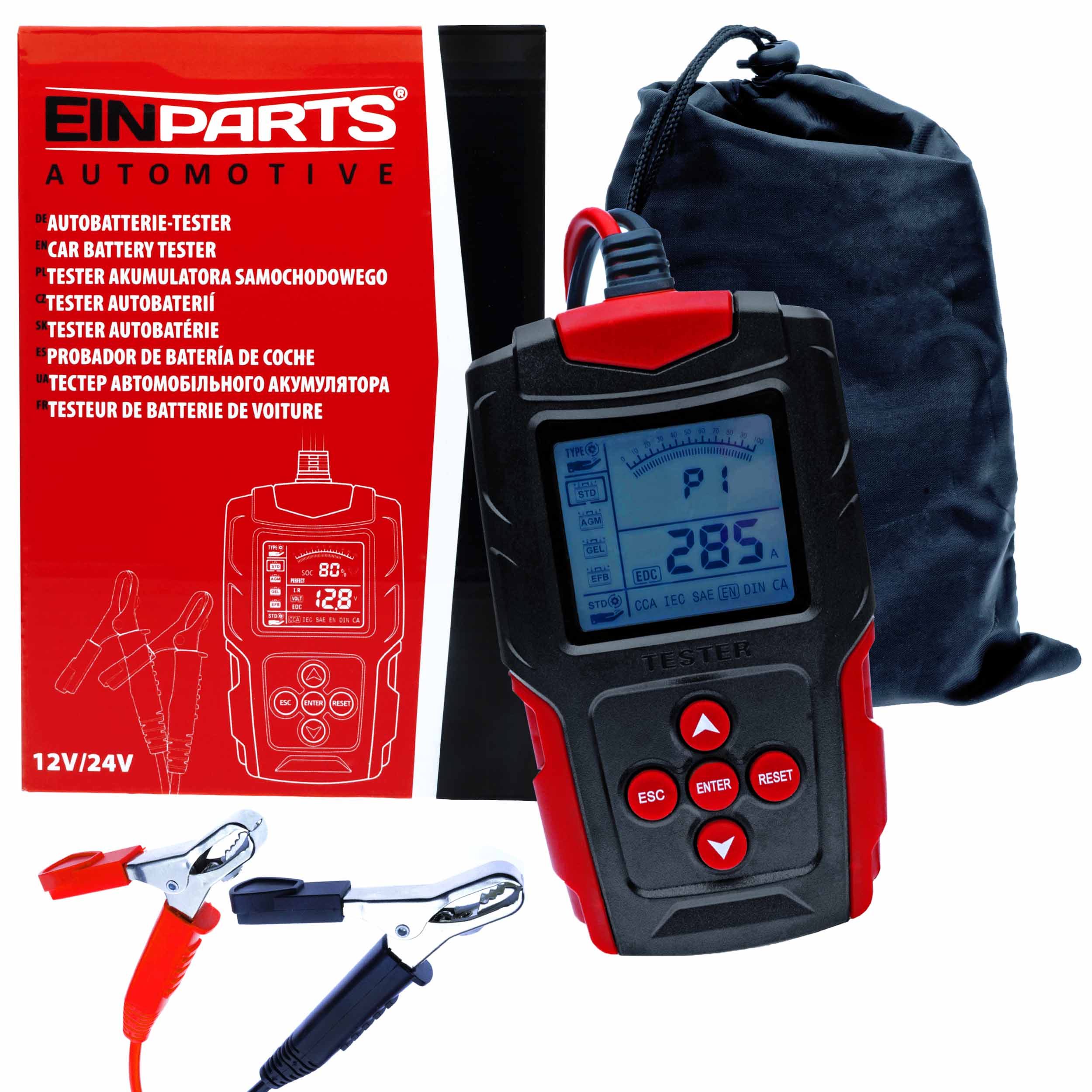 Ilustracja EPACC065 EINPARTS AUTOMOTIVE tester, akumulator