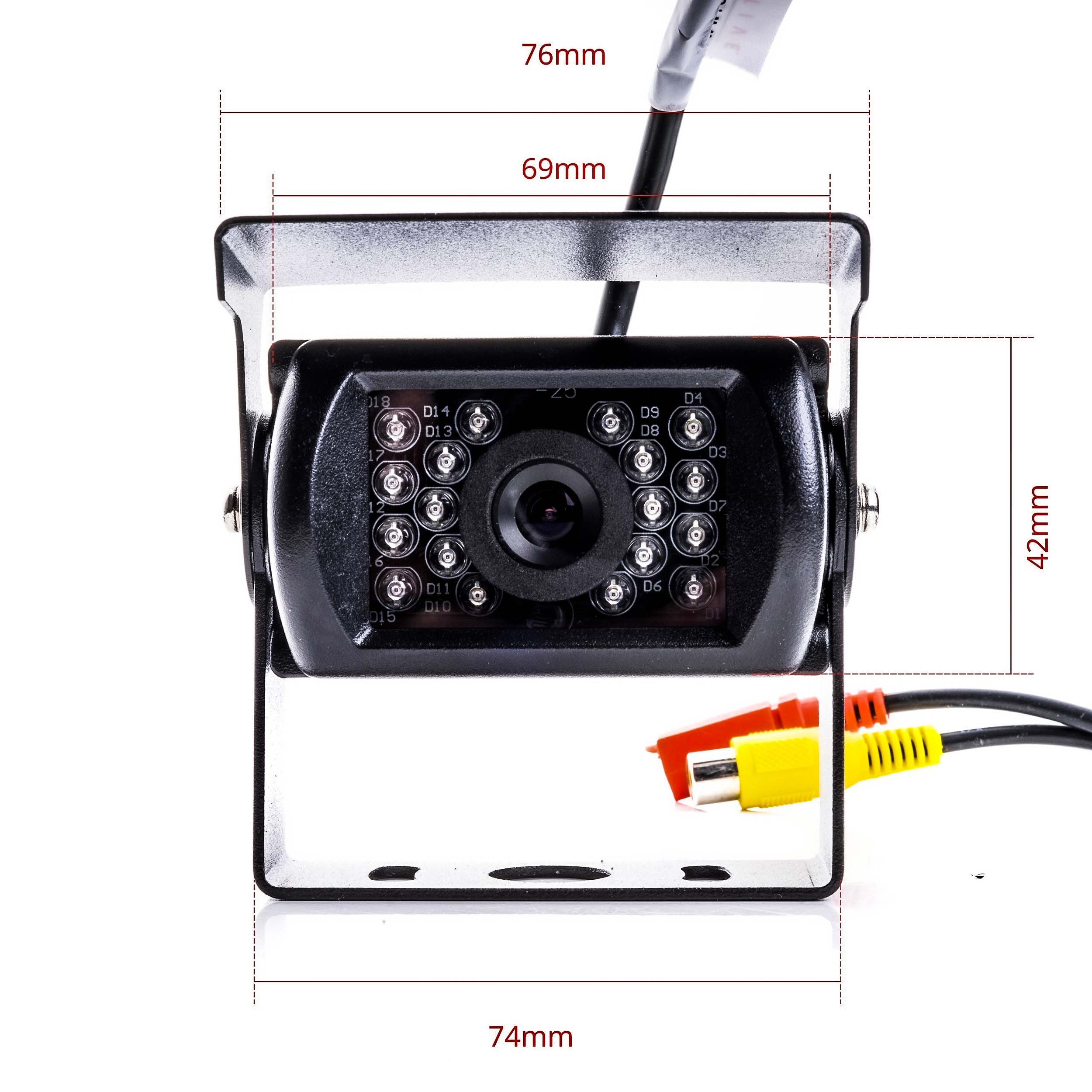 Ilustracja EPP019 EINPARTS AUTOMOTIVE kamera cofania, asystent parkowania