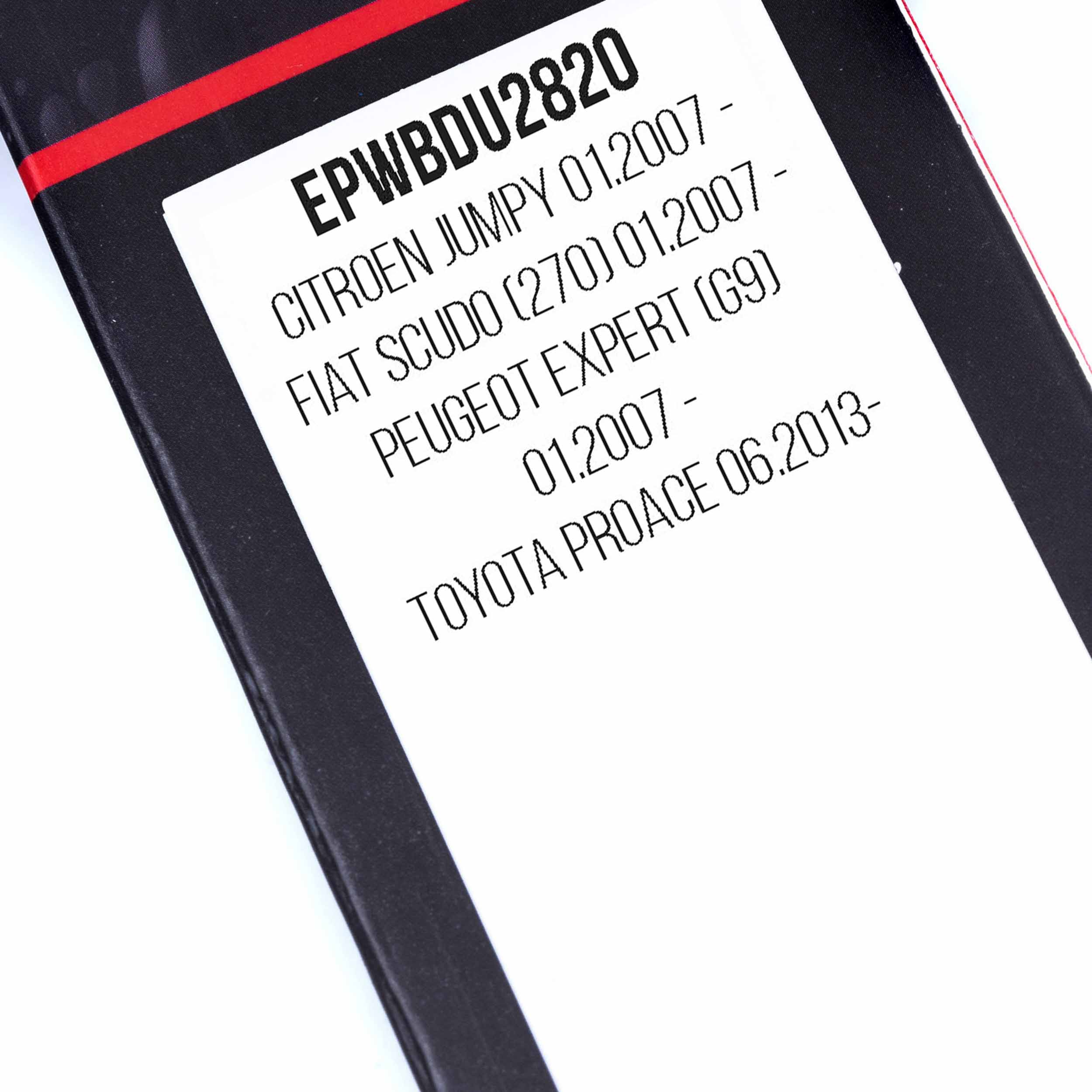 Ilustracja EPWBDU2820 EINPARTS AUTOMOTIVE pióro wycieraczki
