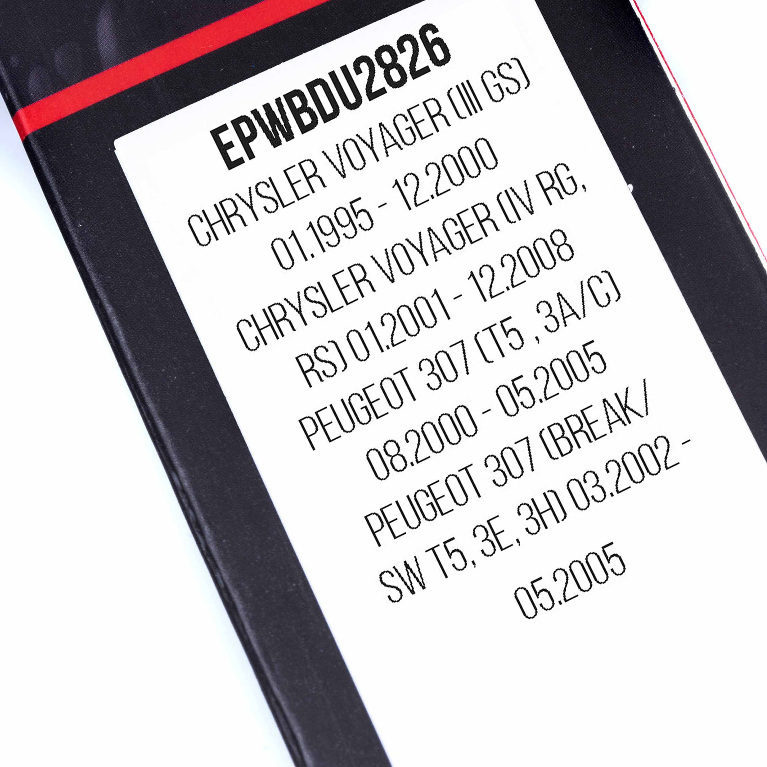 Ilustracja EPWBDU2826 EINPARTS AUTOMOTIVE pióro wycieraczki