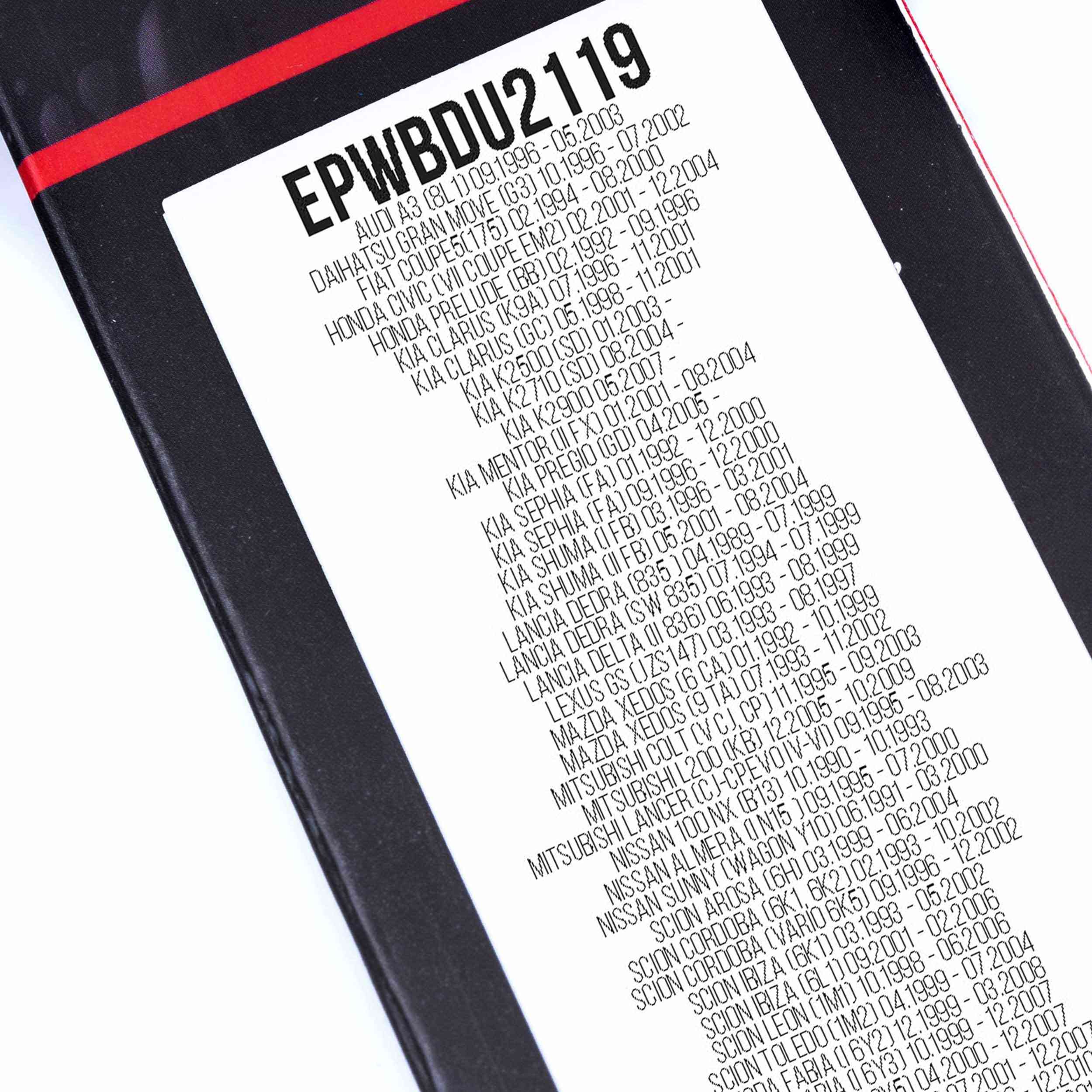 Ilustracja EPWBDU2119 EINPARTS AUTOMOTIVE pióro wycieraczki
